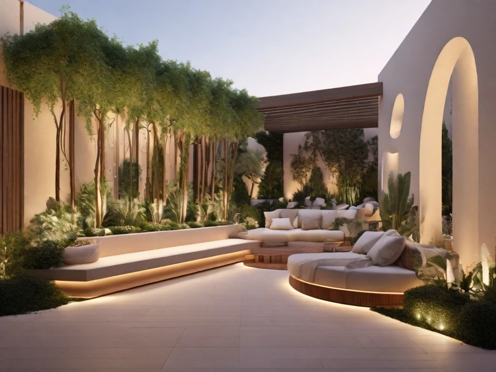 حديقة مستدامة في البيئة الكويتية